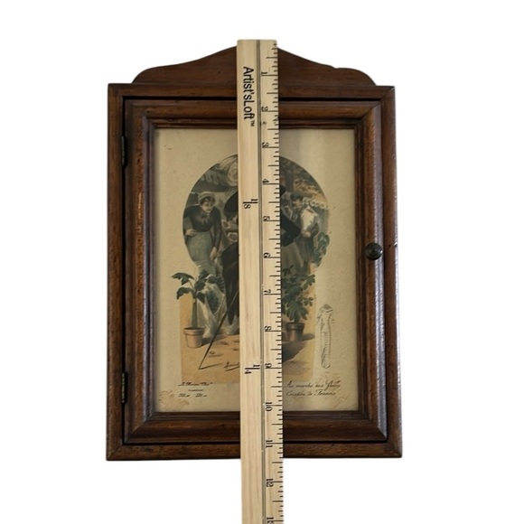 Vintage Key box with Chic Fashion Illustration - Picture 2 of 9